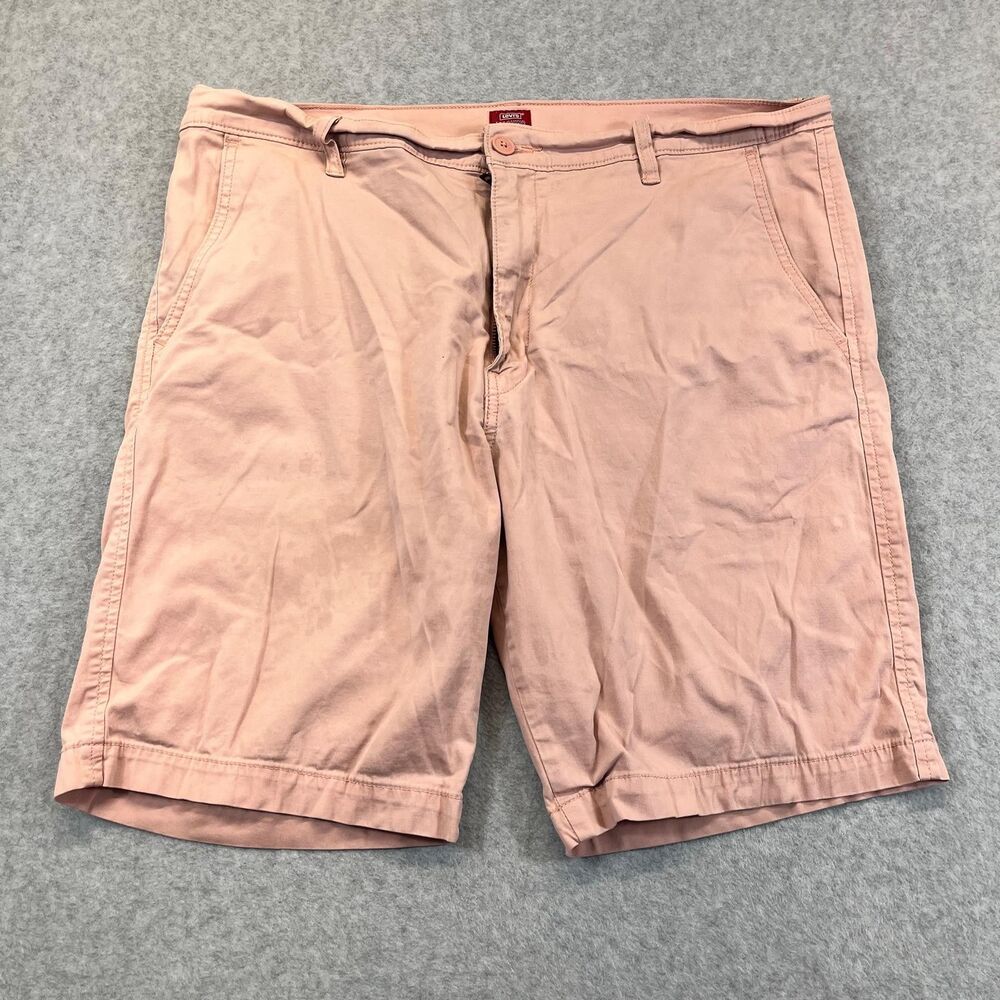 Levi's XX Chino Mens 36 Pink Standard Taper Casual Summer Shorts 9 Inch Inseam
